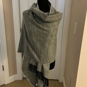 Grayish.  Scarf wrap